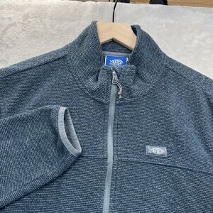 AFTCO Sweater Men's Medium 1/4 Zip Fleece‎ Pullover Outdoor Fishing
